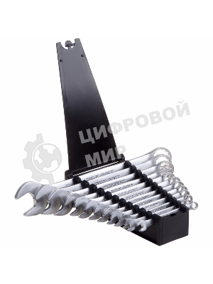 Набор ключей комбинированных Rexant (6-14, 17, 19, 22 мм), 12 шт., CrV, зеркальное хромирование