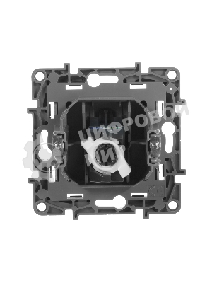 Информационная розетка RJ 45, категория 5e, UTP, Etika, антрацит