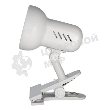 Лампа настольная Camelion H-035 С01 60Вт 220В белый метал.