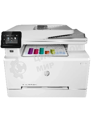 МФУ лазерное HP Color LaserJet Pro M283fdw (7KW75A), A4, цветной, печ. до 21 стр/мин., скан. до 26 стр/мин. (ч/б) 22 стр/мин. (цвет), 600 x 600 dpi (печать) 300x300dpi (скан), USB, RJ-45, Wi-Fi, Air Print, Mopria