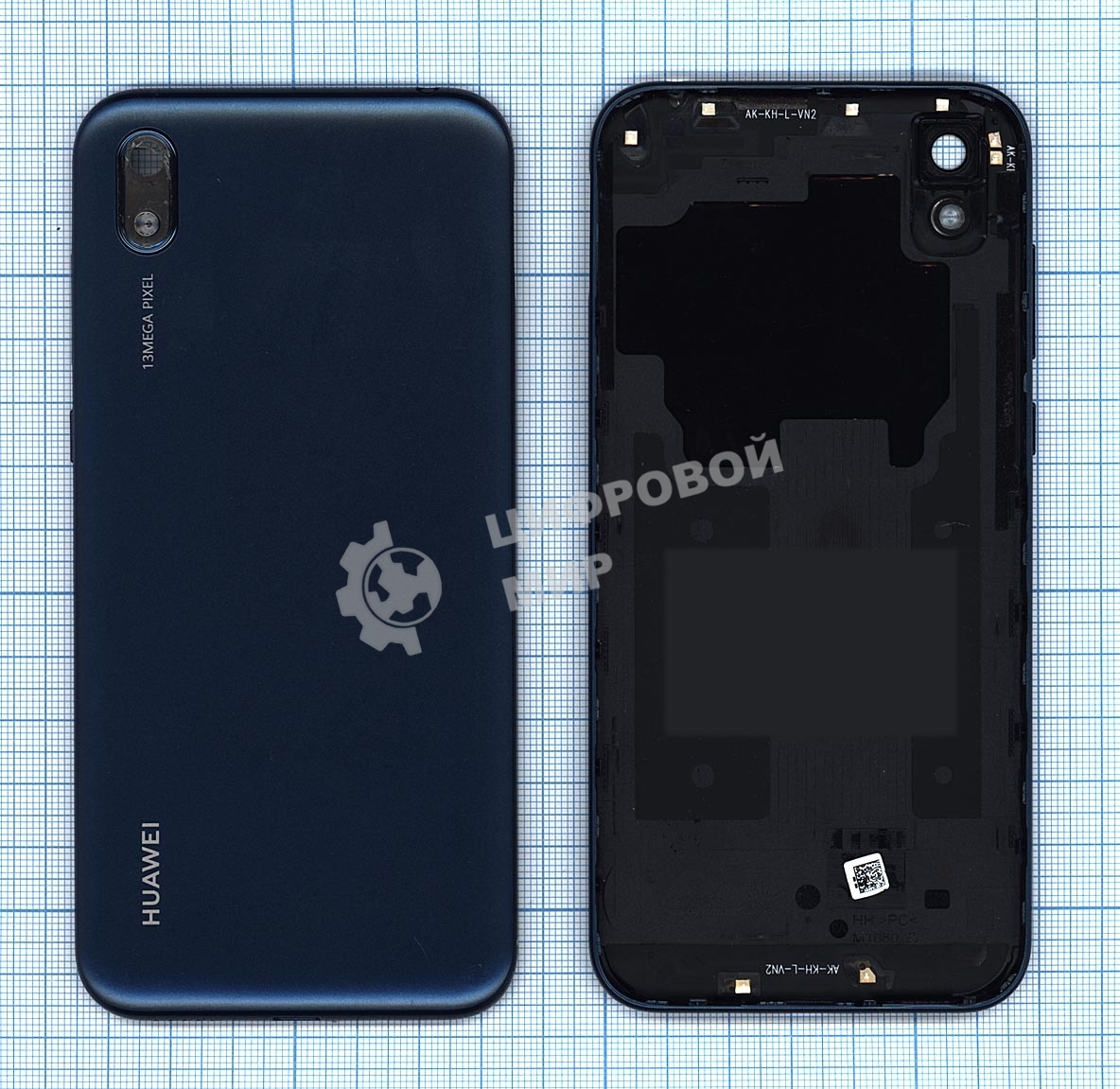 Задняя крышка для Huawei Y5 2019 синяя