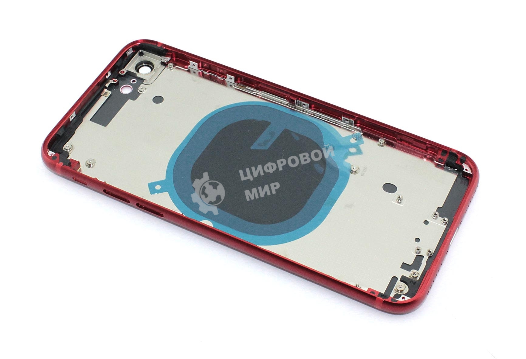 Задняя крышка (корпус) в сборе с рамкой для Apple iPhone SE2 красный