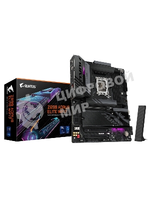 Материнская плата Gigabyte Z890 AORUS ELITE, LGA 1851, Intel Z890, 4xDDR5, 4xSATA, 4xM.2, 1xPCI-E 5.0 x16, 2xPCI-E 4.0 x4, 1xDP, 1xUSB-C (видео), 1x 2.5Gb LAN, 4xUSB-A 2.0, 3xUSB-A 3.2 Gen 1, 2xUSB-A 3.2 Gen 2, 1xThunderbolt 4, 2x3.5 мм, TOSLINK (S/PDIF), 7.1, ATX