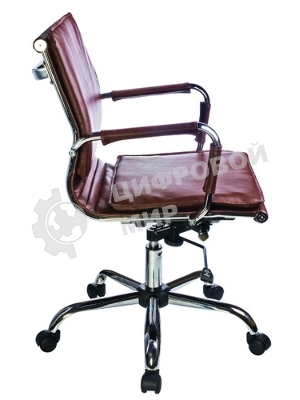 Кресло Бюрократ CH-993-Low/Brown коричневый, экокожа