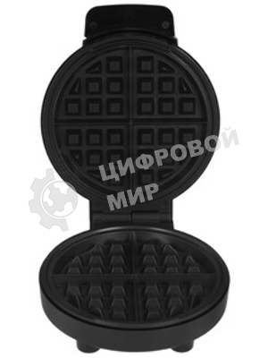 Вафельница BQ ST1009 черный/стальной, WAFFLE. 1000 Вт, приготовление 4 вафель одновременно, антипригарное покрытие панелей Non-Stick PRO, равномерный нагрев, теплоизолированная ручка, противоскользящие ножки, 2 индикатора работы: нагрева и питания, диапазон температур нагрева: 230 °С, материал корпуса: металл, бакелит, материал панелей : металл, размер рабочей поверхности: диаметр 190 мм, количество панелей: 2, вид панелей: венские вафли, длина шнура: 0.7 м, напряжение: 220-240 В, 50-60 Гц, защита от поражения электротоком: класс I