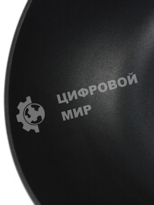 Сковорода ВОК (WOK) НМП 3126W круглая/покрытие антипригарное/ручка съемная (без крышки) черный