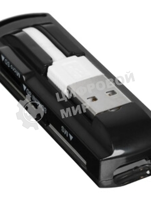 Кард-ридер USB 2.0 Buro BU-CR-108 черный