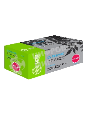 Картридж лазерный Cactus CS-TK5240C голубой (3000 стр.) для Kyocera Ecosys M5526cdn/M5526cdw/P5026cdn/P5026cdw