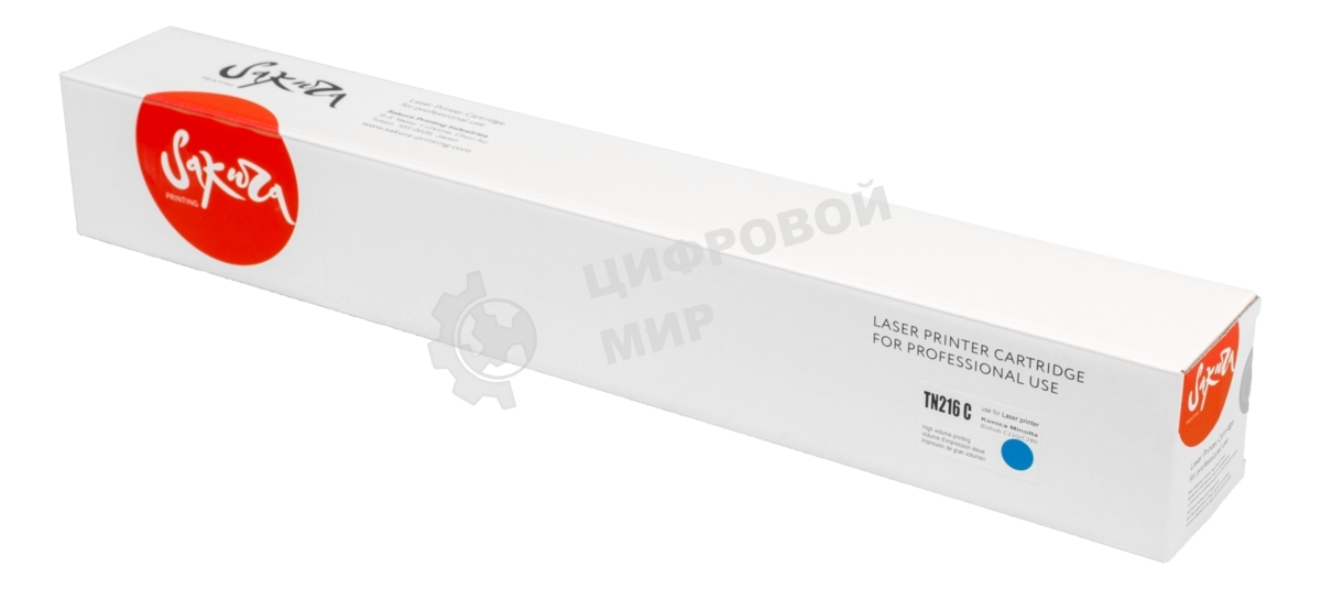 Тонер-туба Sakura KMTN-216C (A11G451) для Konica Minolta, голубой, 26000 к.
