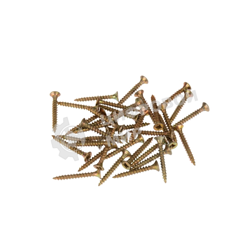 Саморез универсальный Kranz 3х25 желтый цинк, пакет (1000 шт/уп)