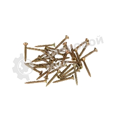 Саморез универсальный Kranz 3х25 желтый цинк, пакет (1000 шт/уп)