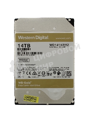 Жесткий диск WD GOLD WD141KRYZ 14ТБ 3,5