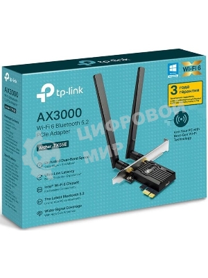 Адаптер PCI Express TP-Link Archer TX55E AX3000 Wi-Fi 6 Bluetooth 5.2