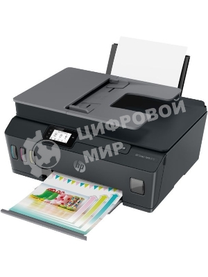 МФУ струйное HP Smart Tank 615 AiO (Y0F71A), A4, цветной, печ. до 22 стр/мин. (ч/б) до 16 стр/мин. (цвет), скан. до 5 стр/мин. (ч/б) 3 стр/мин. (цвет), 1200 x 1200 dpi (ч/б печать, скан.) 1200 x 4800 dpi (печать цвет), USB, Wi-Fi, BlueTooth, Air Print, Mopria
