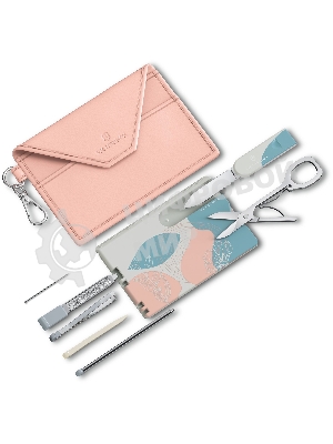 Швейцарская карта Victorinox Swiss Card Classic Paris Style (0.7100.E221) розовый коробка подарочная