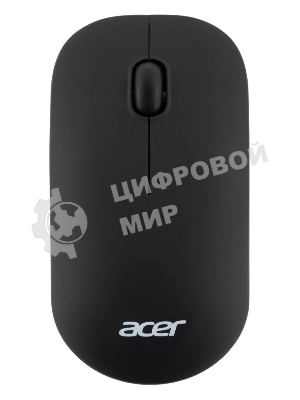 Мышь беспроводная Acer OMR130 черный, 1200 dpi, радиоканал, USB, кнопки - 3