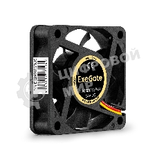 Вентилятор для корпуса ExeGate EX06015S3P-24 черный, 60 мм, 4800 об/мин, 34.1 дБ, 3 pin