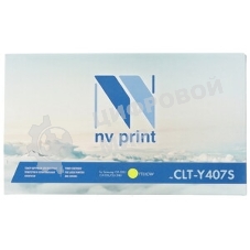 Картридж лазерный NVPrint совместимый Samsung CLT-Y407S Yellow для CLP-325/CLX-3185 (1000k)
