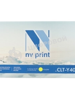 Картридж лазерный NVPrint совместимый Samsung CLT-Y407S Yellow для CLP-325/CLX-3185 (1000k)