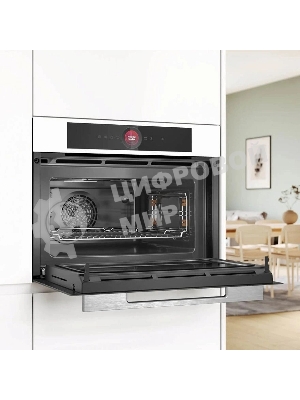 Встраиваемый духовой шкаф электрический Bosch CMG7241W1 белый