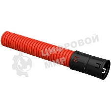 Труба гофрированная двустенная ПНД d50 мм красн. (уп. 50 м) ИЭК CTG12-050-K04-050-R/CTG12-050-K04-050