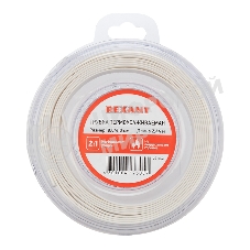 Трубка термоусаживаемая Rexant 8.0/4.0мм белый ролик 2.44 м