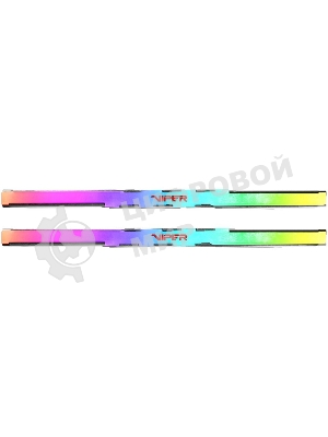 Оперативная память Patriot Viper Venom, DDR5, 32GB (2x16GB), 7400MHz, CL36, DIMM, с радиаторами, RGB, черный