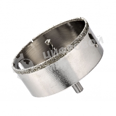 Сверло алмазное Matrix по керамограниту, 100 х 67 мм, 3-гранный хвостовик