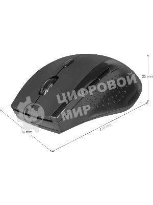 Мышь беспроводная Defender Accura MM-365 черный, 1600 dpi, радиоканал, USB, кнопки - 6