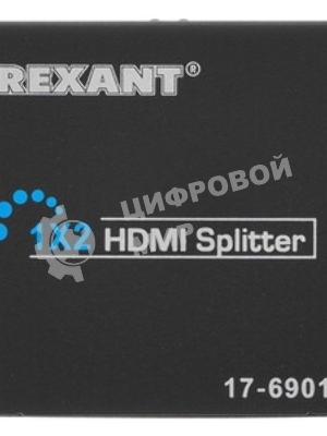 Делитель Rexant гнездо HDMI на 2 гнезда HDMI, пластик
