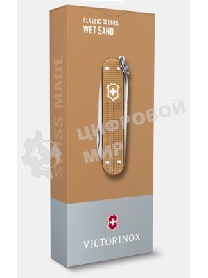 Нож перочинный Victorinox Classic SD Alox LE 2025 Stone Red (0.6221.L25) 58мм 5функц. красный подар.коробка