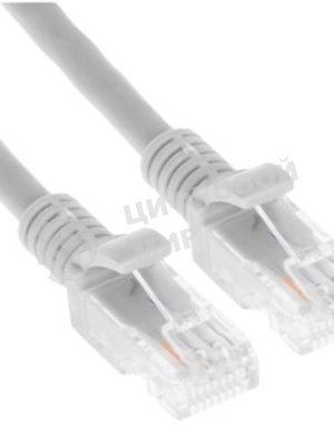 Патч-корд ExeGate UTP-RJ45-RJ45-C6-CU-3M-GY, UTP, cat.6, 3м, медь, серый