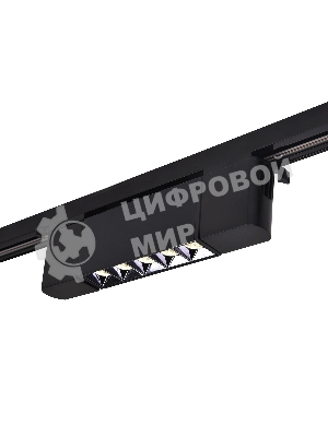 Трековый однофазный светодиодный светильник Ambrella light GL6688 BK черный LED 6W 4200K 24°