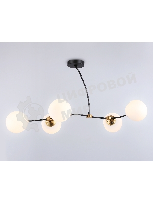 Светитльник Ambrella Light TR2548/5 BK/SB черный/бронза E27/5 max 60W 950*600*450