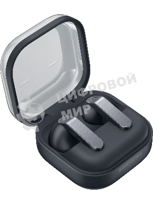 Наушники TWS Samsung Galaxy Buds 4 (R540) черный, вкладыши, Bluetooth, активное шумоподавление, беспроводная зарядка, до 6 ч