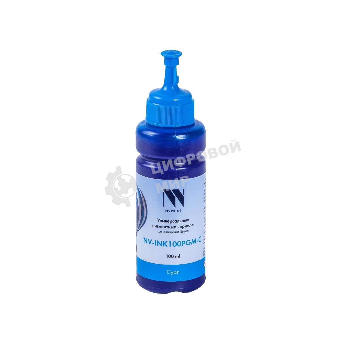 Чернила NV-INK100 универсальные Cyan пигментные для аппаратов Epson (100ml) Китай