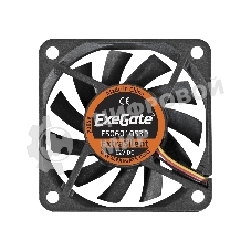 Вентилятор для корпуса ExeGate ExtraSilent ES06010S3P черный, 60 мм, 2000 об/мин, 16 дБ, 3 pin