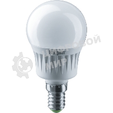 Лампа светодиодная Navigator NLL-G45-7-230-2.7K-E14 7 Вт шар 2700К теплый белый E14 500 лм 176-264В