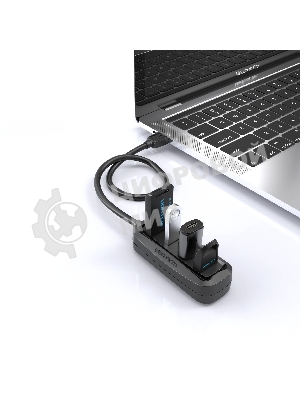 USB-концентратор Vention VAS-J43-B015, USB 2.0, USB 4 порта, USB