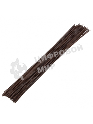 Проволока стальная в прутках Сибртех 400 мм/100 шт, вязальная, термообработанная 2,0 мм