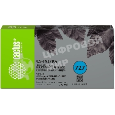 Картридж струйный Cactus CS-F9J79A 727 фото черный (300 мл) для HP DJ T920/T930/T1500/T1530/T2500/T2530