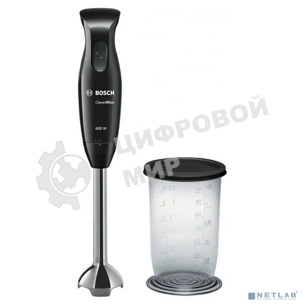 Блендер Bosch MSM2610B, погружной, черный