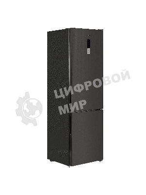 Холодильник Maunfeld MFF200NFSB10 Inverter черный двухкамерный 257/94л морозилка снизу, No Frost