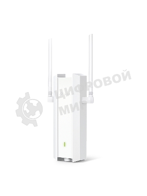 Двухдиапазонная точка доступа TP-Link EAP625-Outdoor HD, для улицы и помещений с поддержкой Wi-Fi 6 AX1800, 1 гиг. порт RJ45, 802.3af/at, Passive PoE (48 В, 0,5 А), IP67, 2 внешние антенны