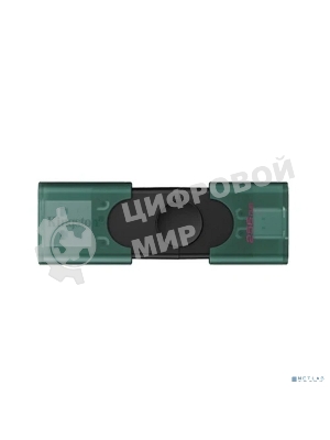 Флешка USB Kingston DataTraveler Duo (DTDEG2/256Gb), 256Gb, USB3.2/Type-C, R/W 150/60, зеленая