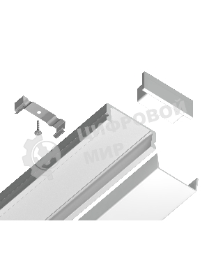 Алюминиевый профиль Ambrella light GP1700WH белый 2000*15.5*6