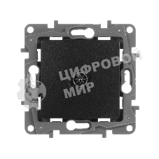 Розетка телевизионная TV Звезда, алюминий ETIKA