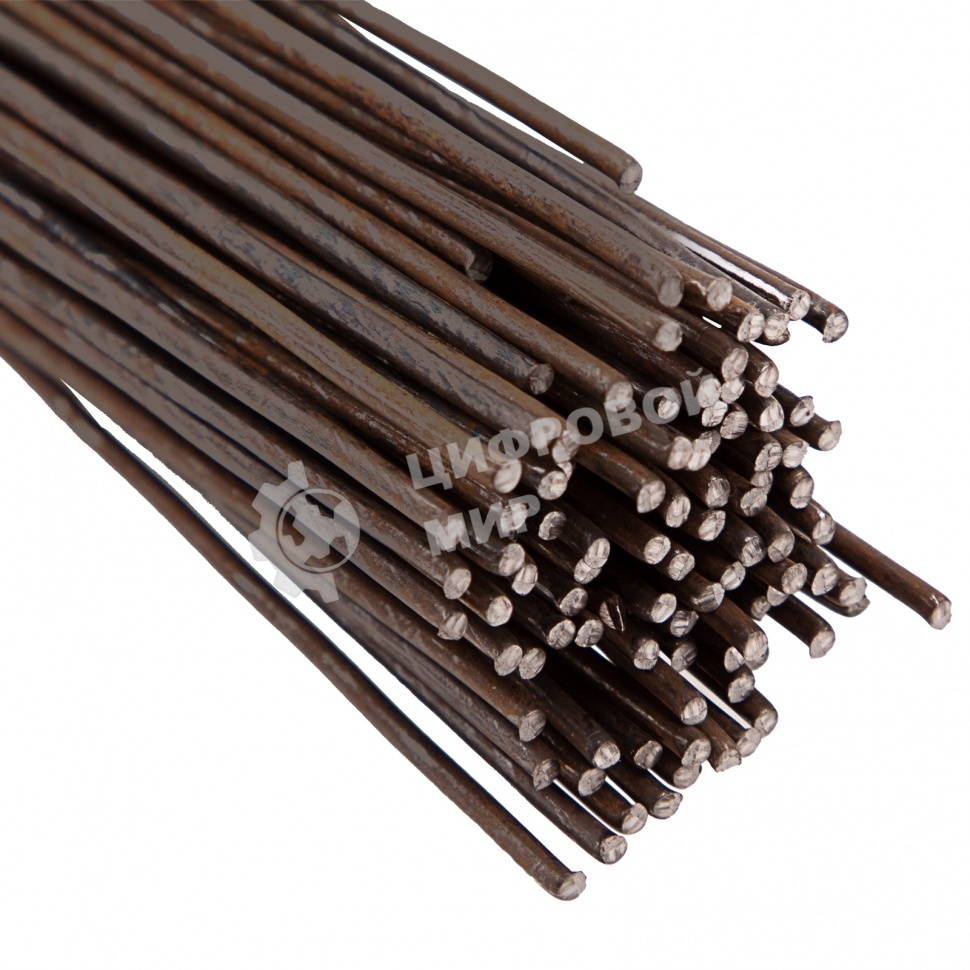 Проволока стальная в прутках Сибртех 400 мм/100 шт, вязальная, термообработанная 2,0 мм