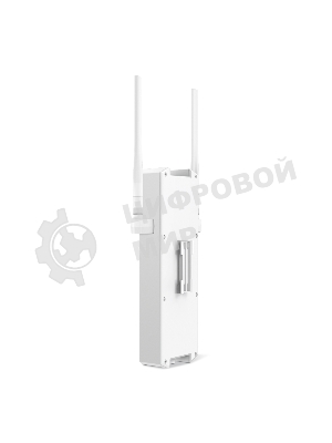 Двухдиапазонная точка доступа TP-Link EAP625-Outdoor HD, для улицы и помещений с поддержкой Wi-Fi 6 AX1800, 1 гиг. порт RJ45, 802.3af/at, Passive PoE (48 В, 0,5 А), IP67, 2 внешние антенны