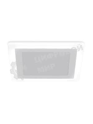 Встраиваемый cветодиодный светильник с подсветкой Ambrella light DCR392 6W+3W 4200K+4200K 220-240V 145*145*20 (A105*105)